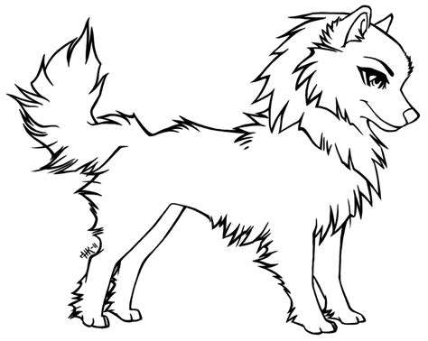 anime coloring pages dog coloring  drawing