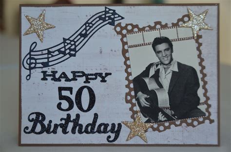 Elvis Presley Happy 50th Birthday Card Happy Birthday Elvis Happy