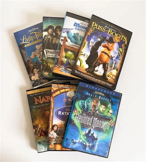 walt disney movies dvd bundle set  dvd disney movies  mint