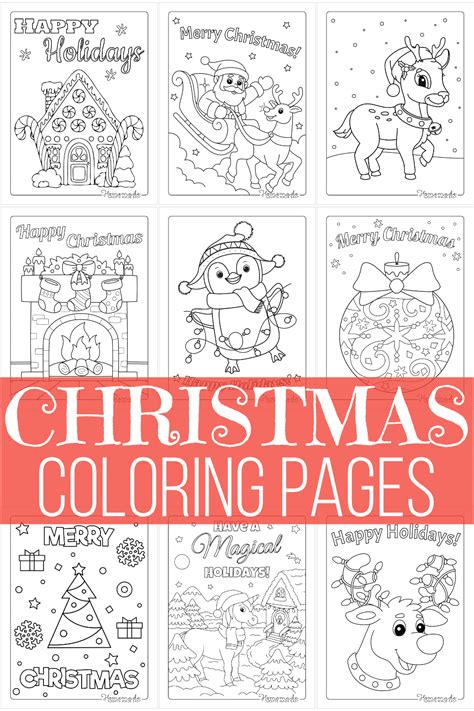 magnificent  christmas printable coloring pages