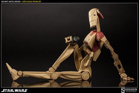 info  star wars security battle droid sixth scale figure  pack  toyark