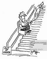 Escalator Lifts Stair Helper Cartoonstock Citizen sketch template