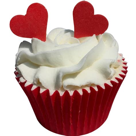 edible plain red mini hearts  cda products limited