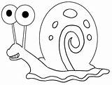 Caracoles Snail Lumaca Colorear Spongebob Caracol Colorluna Escolha sketch template