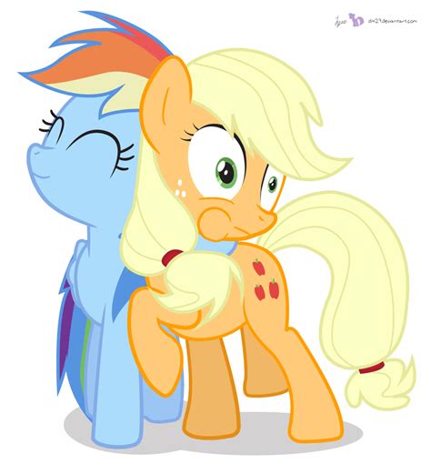 74428 Safe Artist Dm29 Character Applejack Character Rainbow Dash