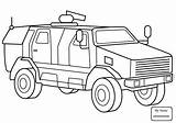 Military Drawing Hummer Coloring Pages Humvee Drawings sketch template