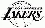 Lakers Angeles sketch template