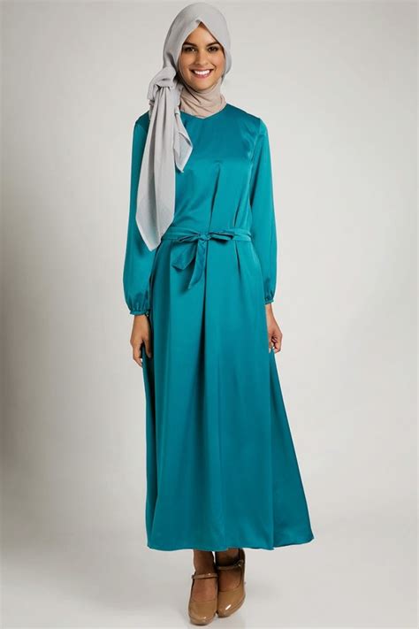 contoh model gamis muslim lebaran terbaru kumpulan model baju