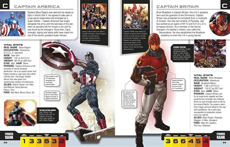 marvel  avengers  ultimate character guide