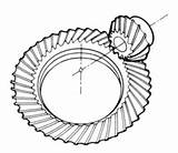 Gear Terminology Bevel Spiral Types Drawing Simple Gears Fig Helical Khk Getdrawings sketch template