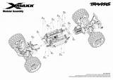 8s Traxxas Maxx Exploded Parts Xmaxx Assembly 6s Modular Tqi Part Eurorc Brushless Rtr Tsm 4wd sketch template
