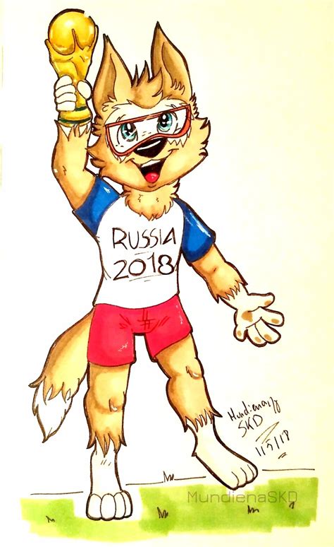 zabivaka and world cup trophy by mundienaskd on deviantart