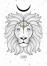 Leo Sun Zodiac Sign Coloring Drawing Lion Wemystic Does Horoscope Mean Signs Tattoo Pages Star Open Drawings Adults Choose Board sketch template