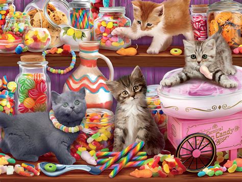 Confectionary Cats 750 Pieces Buffalo Games Puzzle Warehouse