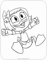 Ducktales Webby Disneyclips Vanderquack Launchpad Mcquack Cheering sketch template