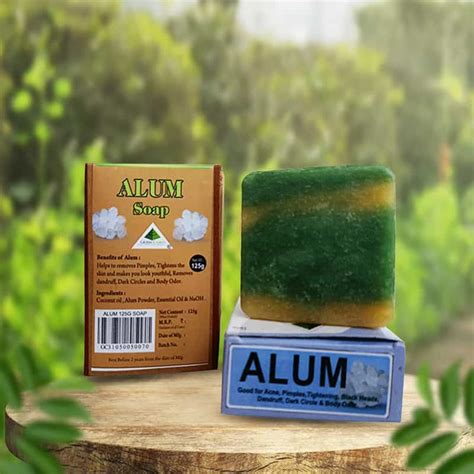 alum soap  rejuvenates skin    green cairo