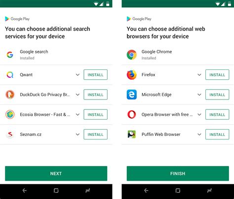 google introduces search app  browser options  android users