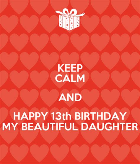 calm  happy  birthday  beautiful daughter poster