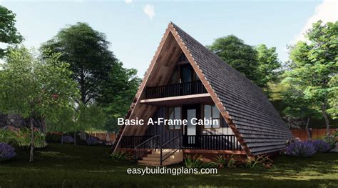basic frame cabin easybuildingplans jhmrad