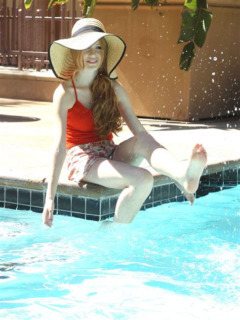 katherine mcnamara photoshoot by a pool in los angeles september