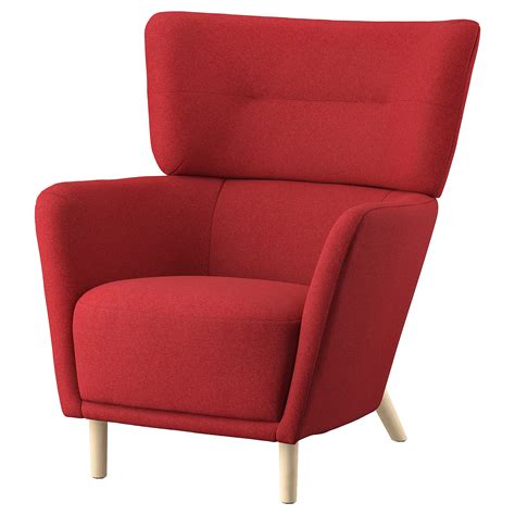 oskarshamn wing chair tonerud red ikea eesti