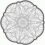 Cathedral Coloring Mandala Pages Jamar Johnson Geo Color Geometric Zentangle Gif Templates Drawn sketch template