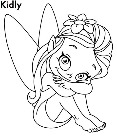top coloring page easy fairy coloring  beautiful fairies coloring home