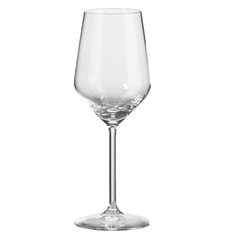 wijnglas kristal witte wijn  sterke dunne glazen van kristal