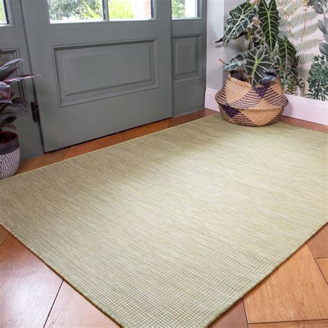 Lime Green Mottled Hall Runner Rug Patio Kukoon Rugs Online