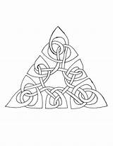 Celtic Triangle Coloring Ii Deviantart sketch template