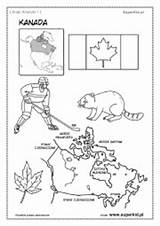 Kolorowanki Ameryki Kraje Kanada Superkid Północnej Dla sketch template