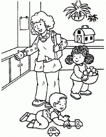 kindergarten coloring pages coloring home
