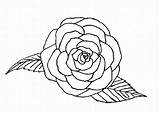 Coloring Rose Pages Roses Flowers Single Peony Color Printable Flower Print Many Krafty Kidz Center Getcolorings Getdrawings sketch template