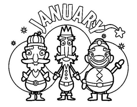 january coloring page printable  january coloring pages coloring