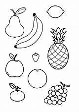 Kleurplaat Fruitmand Downloaden sketch template