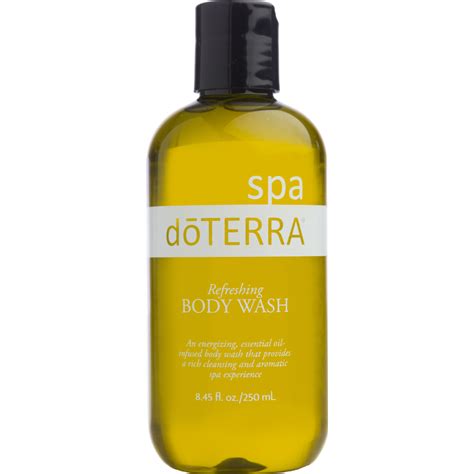 doterra spa refreshing body wash doterra essential oils healthy