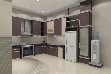 dapur minimalis sederhana rumah minimalis modern  desain