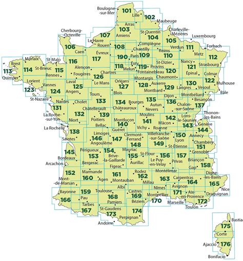 geografische kaart frankrijk