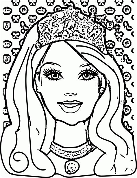 princess face coloring pages coloring home
