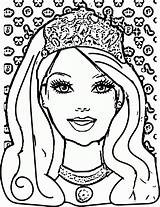 Barbie Coloring Pages Face Drawing Princess Easy Color Printable Print Getcolorings Getdrawings Bubakids Word Beautiful Popular Ads Google Paintingvalley sketch template