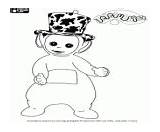 Teletubbies Coloring Noo Character Book Cartoon Pages sketch template