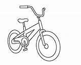 Bicycle Transporte sketch template