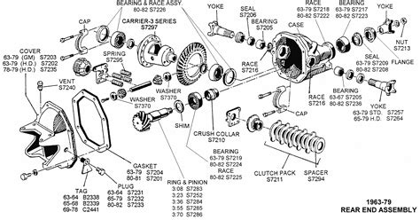 rear  assembly diagram view chicago corvette supply