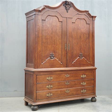 dutch oak cabinet de grande antique furniture