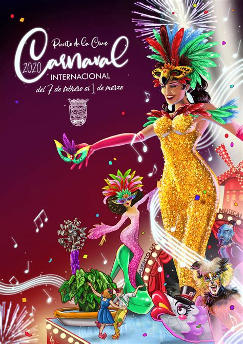 este es el cartel del carnaval  del puerto de la cruz puertodelacruzcom