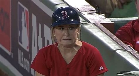 red sox ball girl s perfect reaction to grabbing a fair ball for the win
