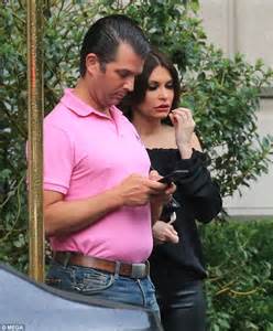 donald trump jr heads  mexican restaurant  kimberly guilfoyle daily mail