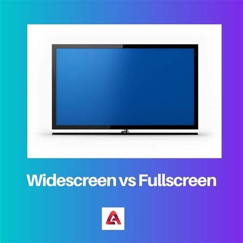difference  widescreen  fullscreen