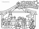 Nativity Getdrawings Getcolorings Craftingthewordofgod sketch template