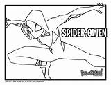 Coloring Pages Miles Morales Spider Verse Man Gwen Spiderman Into Popular sketch template